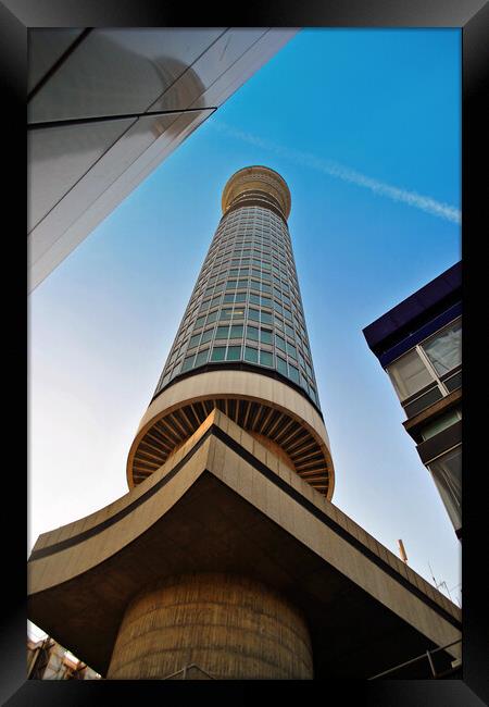 BT Post Office Tower Fitzrovia London England Framed Print by Andy Evans Photos