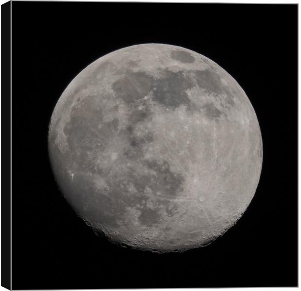 Moon in sky Canvas Print by mark humpage