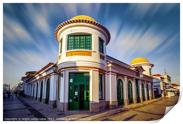 Vila Real de Santo Antonio Municipal Market Print by Wight Landscapes