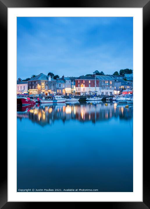 Padstow, Cornwall Framed Mounted Print by Justin Foulkes