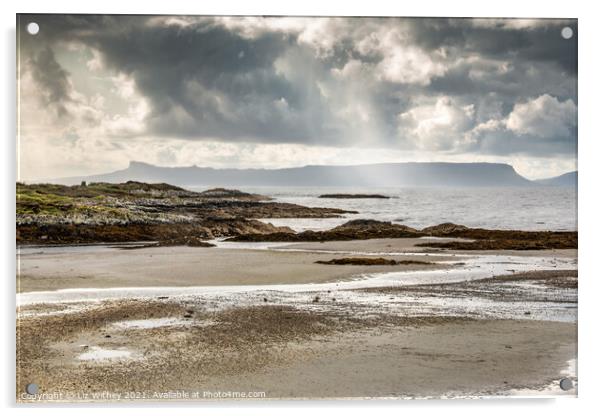 Isle of Eigg Acrylic by Liz Withey