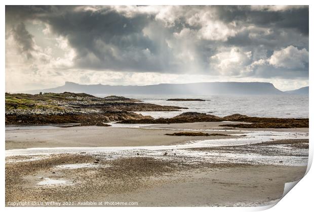 Isle of Eigg Print by Liz Withey