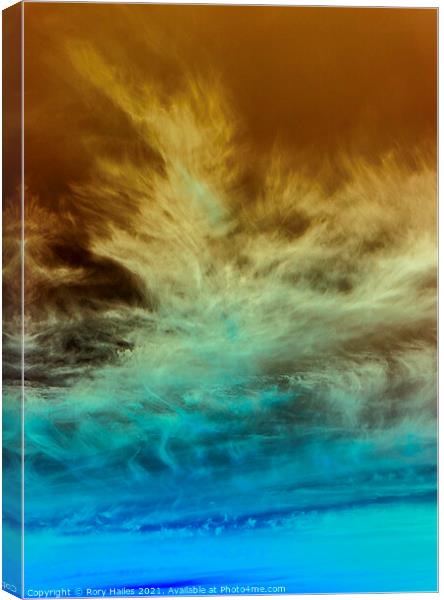 Fingers in the sky Canvas Print by Rory Hailes