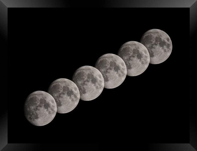 Moon multiple Framed Print by mark humpage