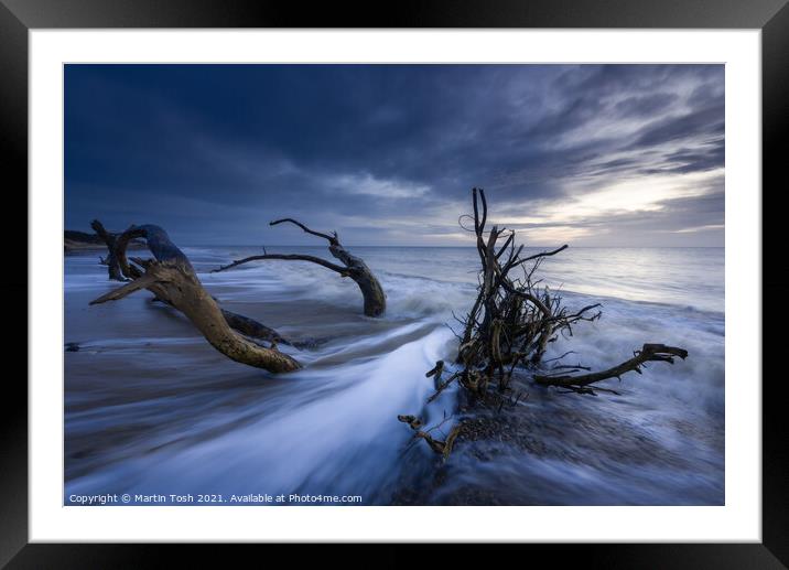 Timber. Covehithe, Suffolk Framed Mounted Print by Martin Tosh