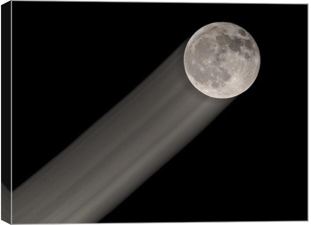Moon in motion Canvas Print by mark humpage