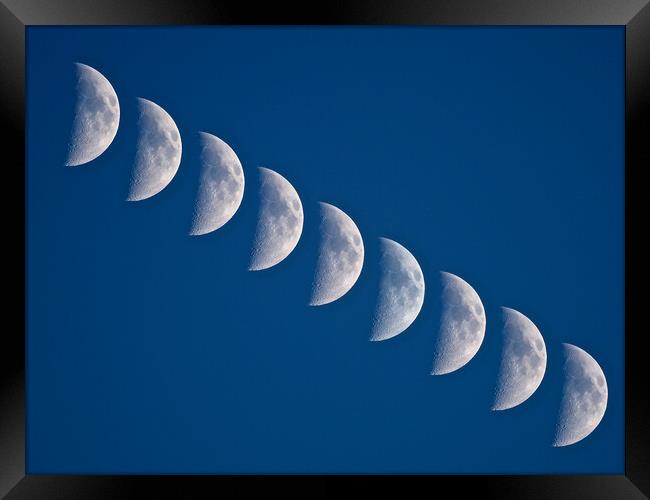 Crescent Moon Multiple Framed Print by mark humpage
