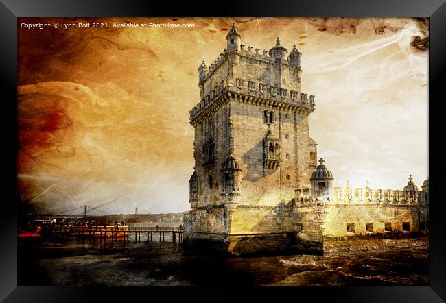 Belem Tower Lisbon Framed Print by Lynn Bolt