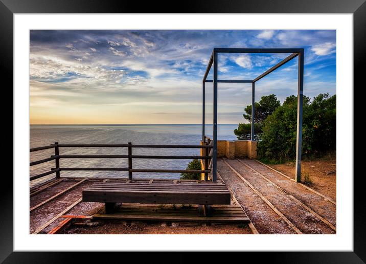 Sunrise On The Sea From Viewpoint Terrace Framed Mounted Print by Artur Bogacki