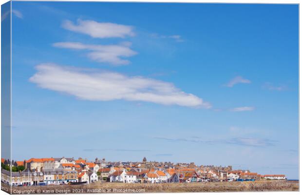 Colourful Anstruther, Fife, Scotland Canvas Print by Kasia Design