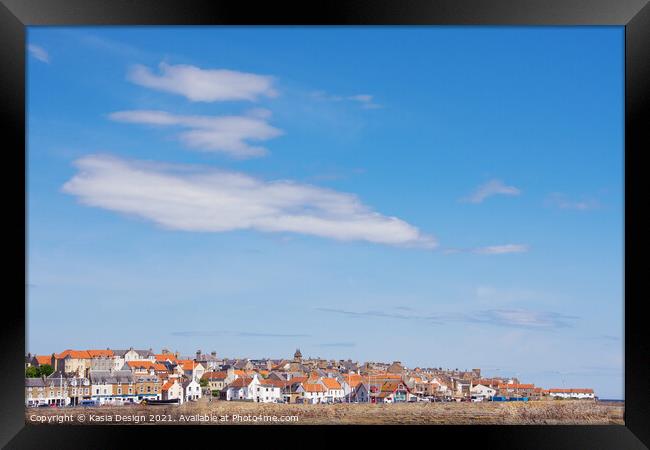 Colourful Anstruther, Fife, Scotland Framed Print by Kasia Design