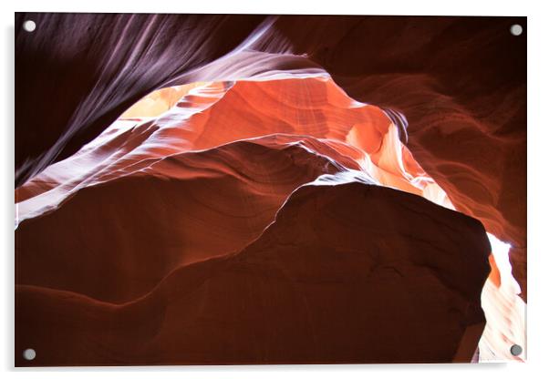 Famous Antelope Canyon in Arizona Acrylic by Elijah Lovkoff