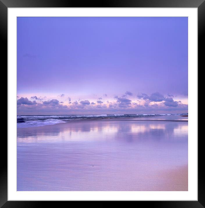 Northcott Mouth Beach Bude Cornwall Framed Mounted Print by Maggie McCall