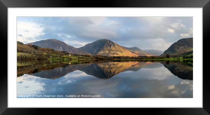 Loweswater and Lakeland Fells in the English Lake District, Cumbria, UK  Framed Mounted Print by Photimageon UK
