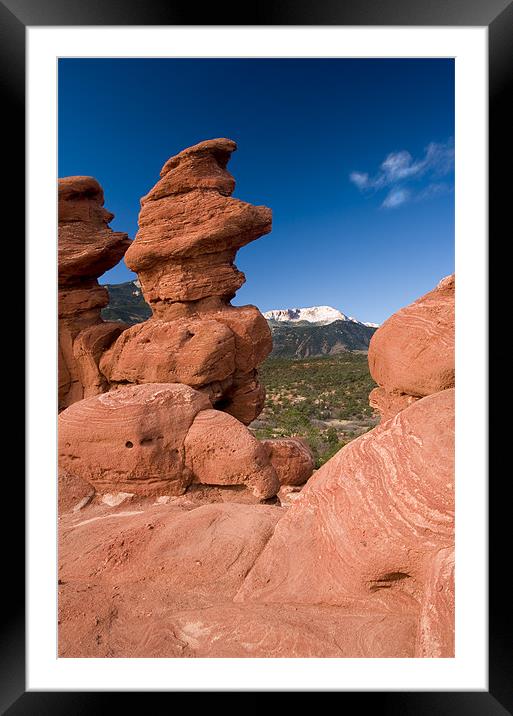Alpine Contrast  Framed Mounted Print by Mike Dawson
