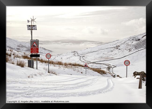 Kirkstone Pass, Cumbria Framed Print by Angela Lilley