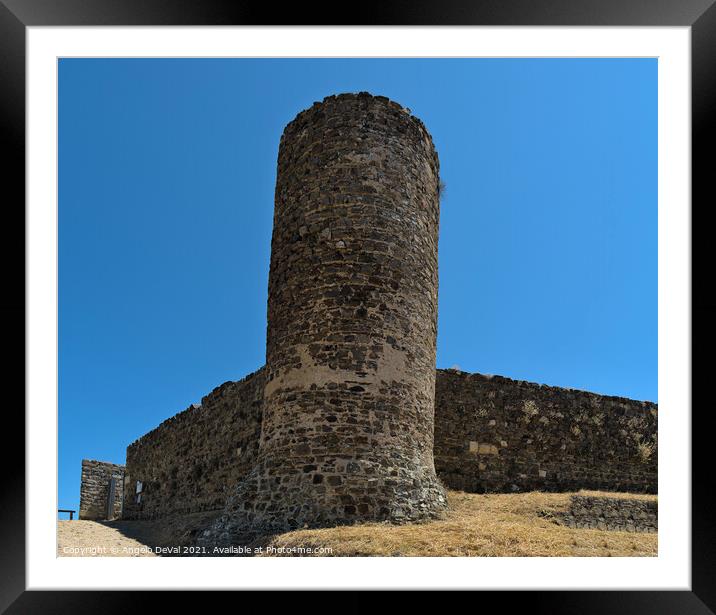 Medieval Castle of Aljezur Framed Mounted Print by Angelo DeVal
