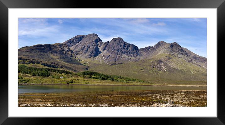 Blaven panorama, Black Cuillin Mountains, Isle of Skye, Scotland, UK Framed Mounted Print by Photimageon UK