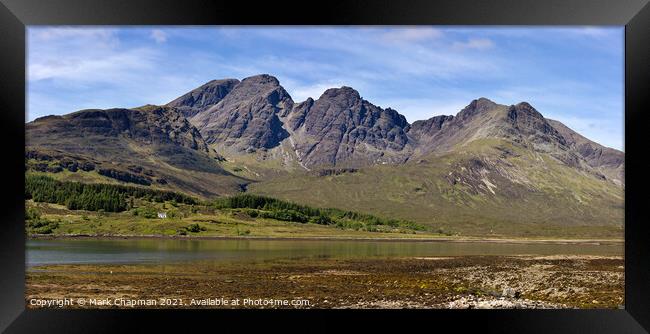 Blaven panorama, Black Cuillin Mountains, Isle of Skye, Scotland, UK Framed Print by Photimageon UK