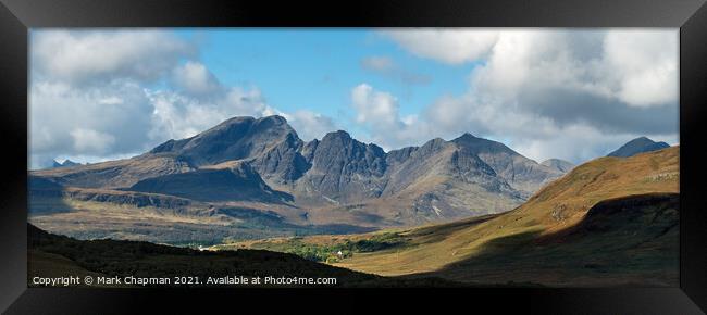 Blaven in the Black Cuillin Mountains, Skye, Scotl Framed Print by Photimageon UK