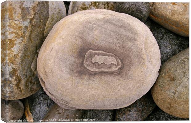 Eroded pebble rock art, Isle of Skye, Scotland Canvas Print by Photimageon UK