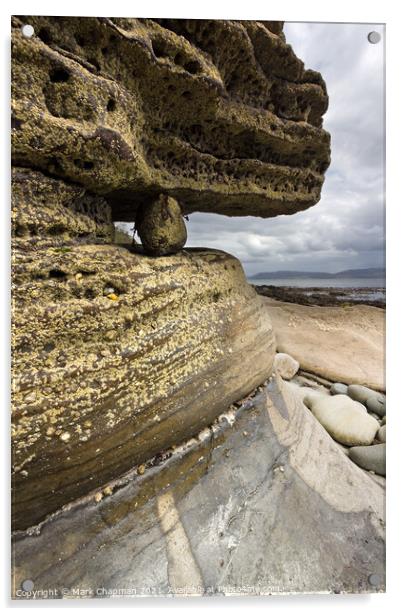 Eroded sea cliffs near Elgol, Isle of Skye, Scotland Acrylic by Photimageon UK