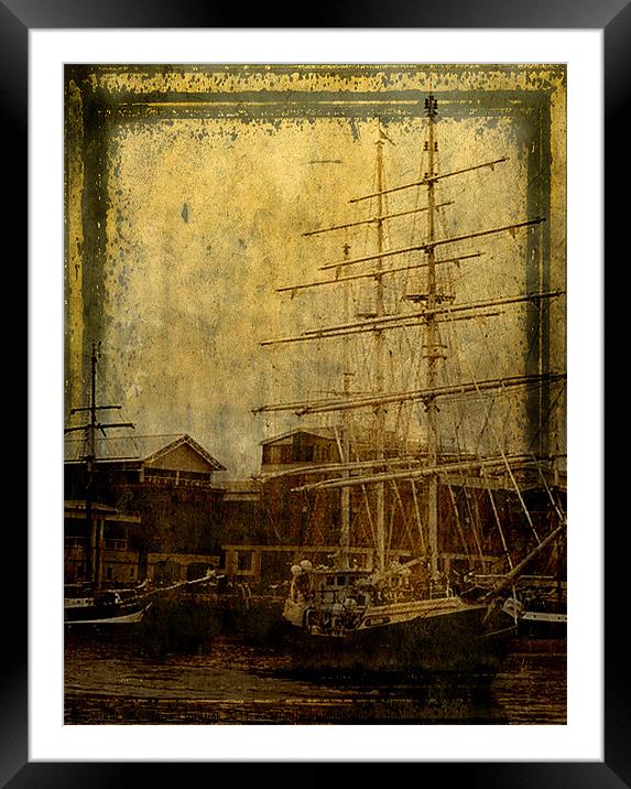 Tall Ships Atlantic Challenge - Belfast 2009 Framed Mounted Print by Victoria Limerick