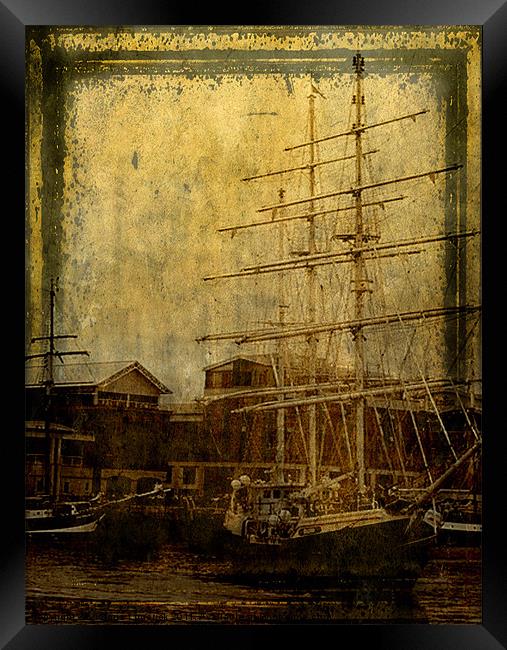 Tall Ships Atlantic Challenge - Belfast 2009 Framed Print by Victoria Limerick