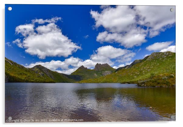 Dove Lake and Cradle Mountain in Tasmania, Australia Acrylic by Chun Ju Wu