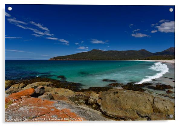 Wineglass Bay in Tasmania, Australia Acrylic by Chun Ju Wu