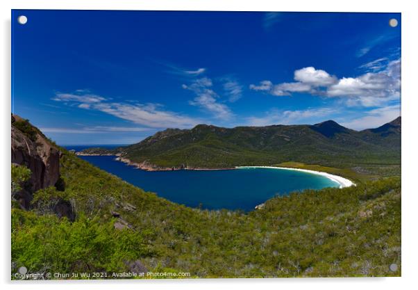 Wineglass Bay in Tasmania, Australia Acrylic by Chun Ju Wu