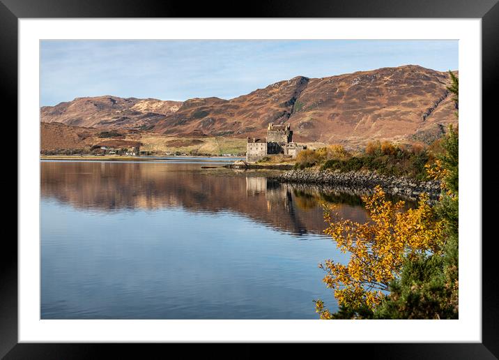 Eilean Donan Castle, Dornie, Highlands, Scotland Framed Mounted Print by Dave Collins