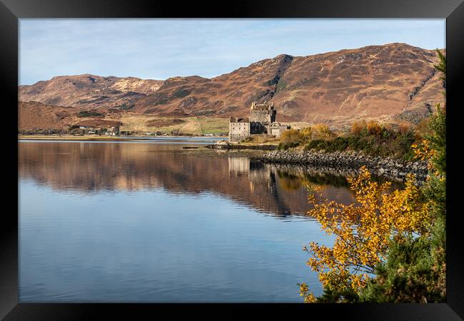Eilean Donan Castle, Dornie, Highlands, Scotland Framed Print by Dave Collins
