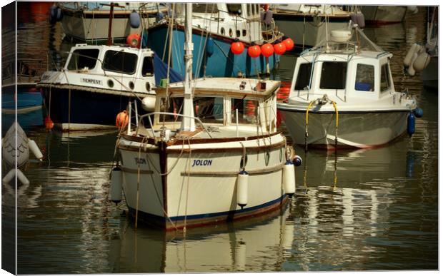 In Ilfracombe Harbour Canvas Print by graham young