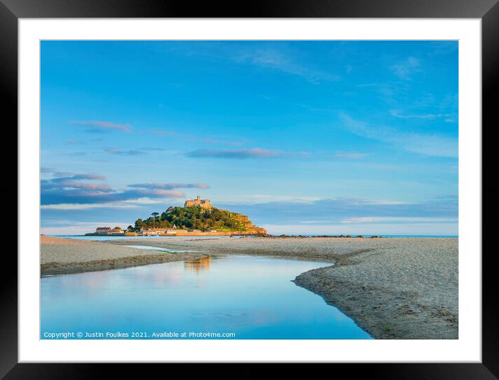 St Michael's Mount, Cornwall Framed Mounted Print by Justin Foulkes