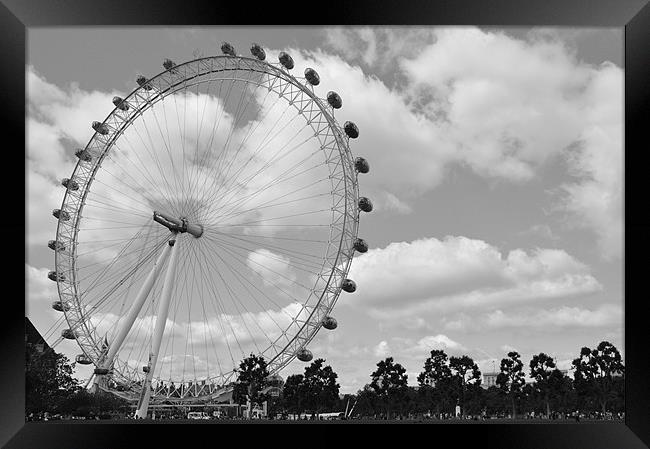 Great London Eye Framed Print by Lise Baker