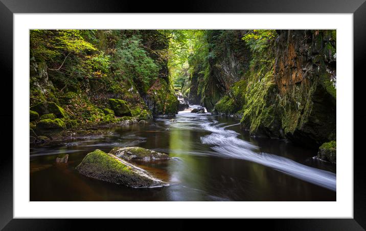 Fairy Glen, Betws-y-Coed, North Wales Framed Mounted Print by Andrew Kearton