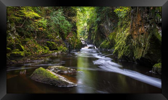 Fairy Glen, Betws-y-Coed, North Wales Framed Print by Andrew Kearton