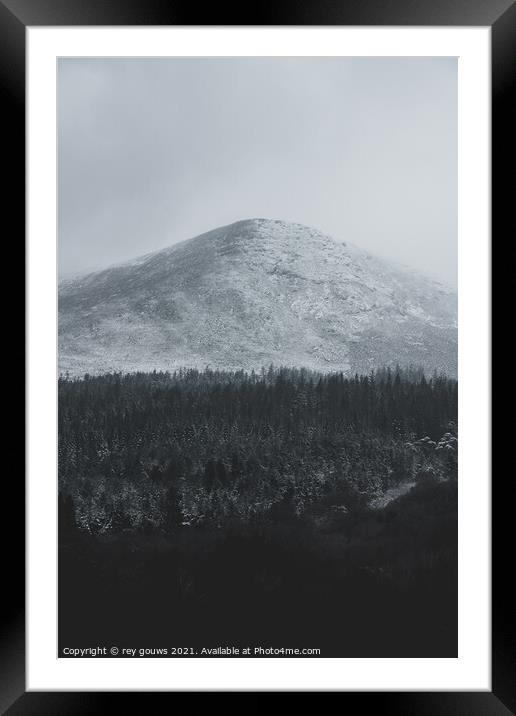 Slieve Donard, Northern Ireland Framed Mounted Print by rey gouws
