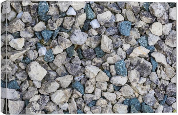 Decorative Stones Abstract Canvas Print by Geoff Smith