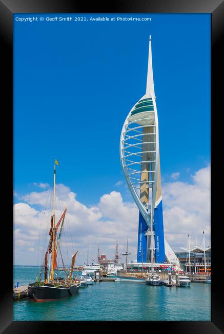 Spinnaker Tower Framed Print by Geoff Smith