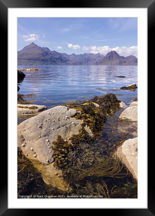 Cuillin Mountains from Elgol, Isle of Skye Framed Mounted Print by Photimageon UK