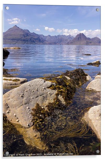 Cuillin Mountains from Elgol, Isle of Skye Acrylic by Photimageon UK