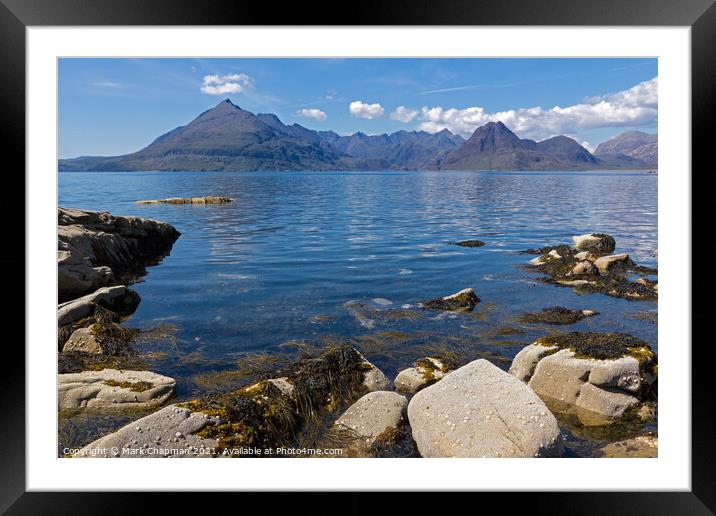 Black Cuillin Mountains and Loch Scavaig from Elgol, Skye, Scotland Framed Mounted Print by Photimageon UK