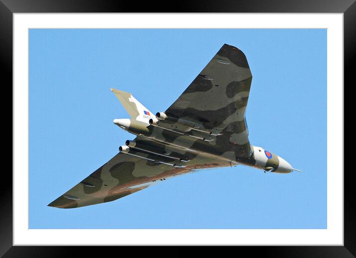 Avro Vulcan B2 bomber, Spirit of Great Britain Framed Mounted Print by Allan Durward Photography