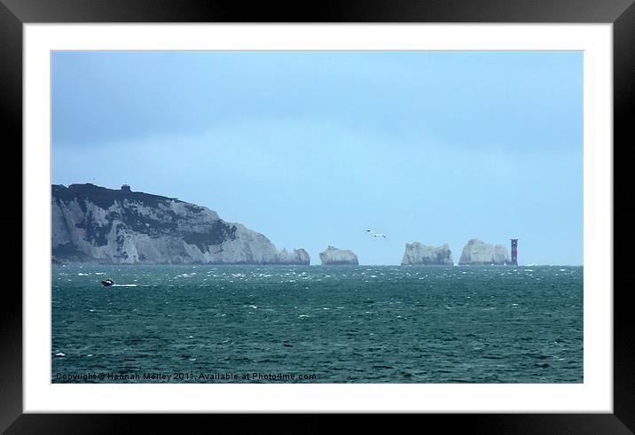 The Needles, Isle of Wight Framed Mounted Print by Hannah Morley