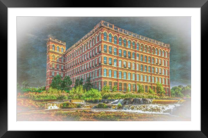 The Old Anchor Cotton Mill in Paisley  Framed Mounted Print by Tylie Duff Photo Art