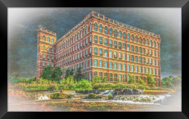 The Old Anchor Cotton Mill in Paisley  Framed Print by Tylie Duff Photo Art