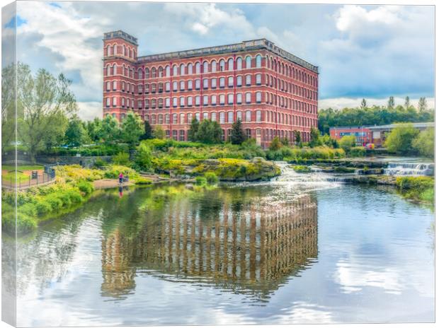The Anchor Mill in Paisley Canvas Print by Tylie Duff Photo Art