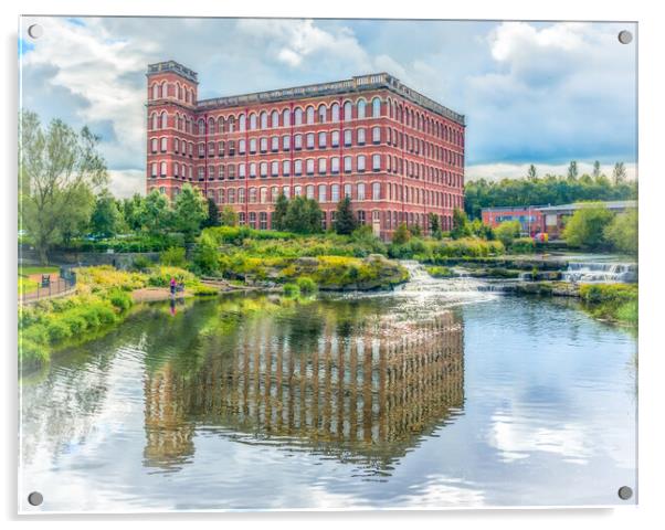 The Anchor Mill in Paisley Acrylic by Tylie Duff Photo Art